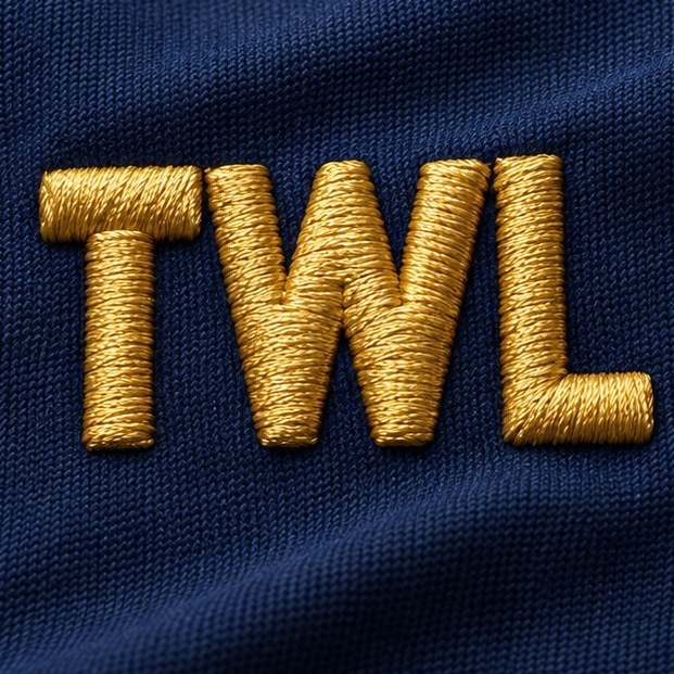 Raised 3D stitched TWL embroidery